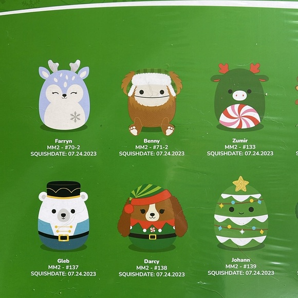 Squishmallow 12 day Advent calendar -  12 adorable plush NEW - Picture 3 of 6